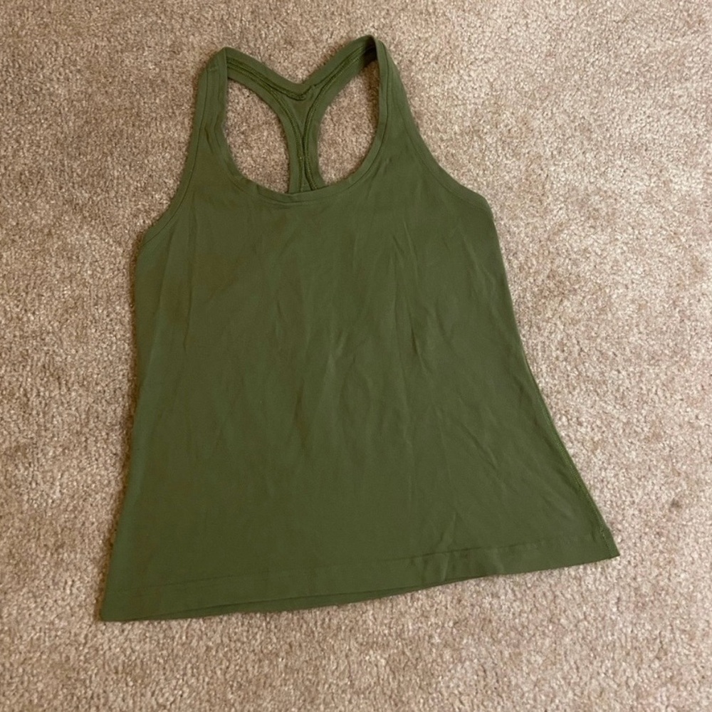Lululemon Green Tank Top